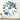 Designart 'Sea Turtle Seaweed And Bubbles' Patterned wall clock