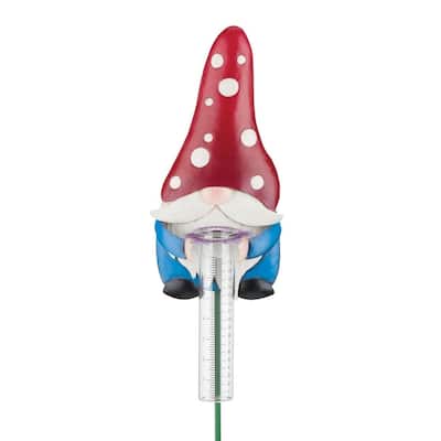 Gnome Rain Gauge - Mushroom