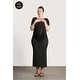 preview thumbnail 1 of 5, Hugo Maxi Dress Extra Large - Polka Dot Black