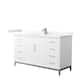 Option White, Nickel Trim, Giotto Quartz Top