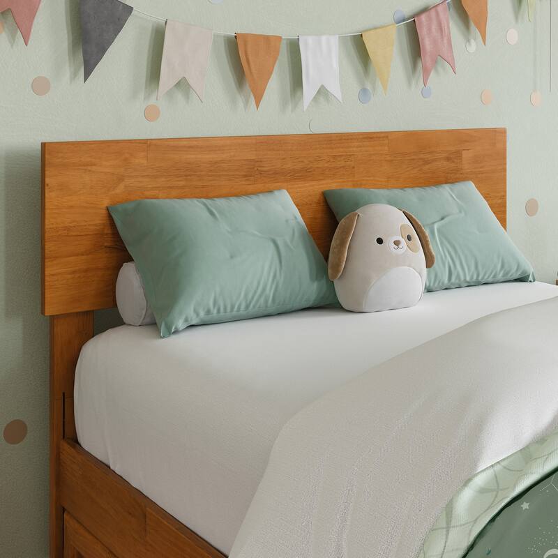 Wesley Platform Bed with Panel Footboard and Storage Drawers