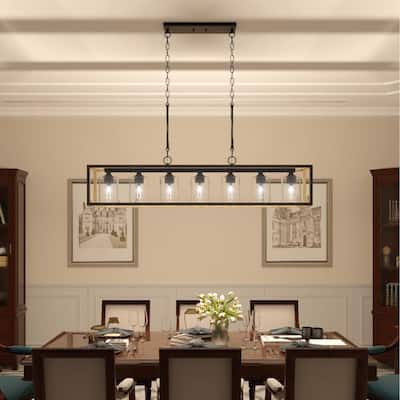 Roundhil 7-light Modern Farmhouse Kitchen Island Pendant Lighting