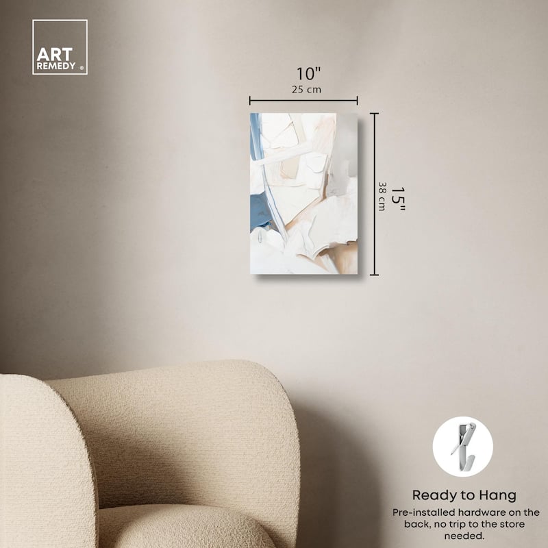 Bone and Beige I Canvas by Art Remedy, Gallery Wrapped
