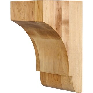 Hardware Resources Corbel with Decorative Styling, 9"H x 5"W x 5"D