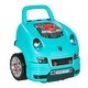 preview thumbnail 1 of 6, Kids Truck Engine Toy with 61 Pieces, Realistic Sounds, Light, Horn, and Engine Parts for Ages 3-5 - Teal Teal