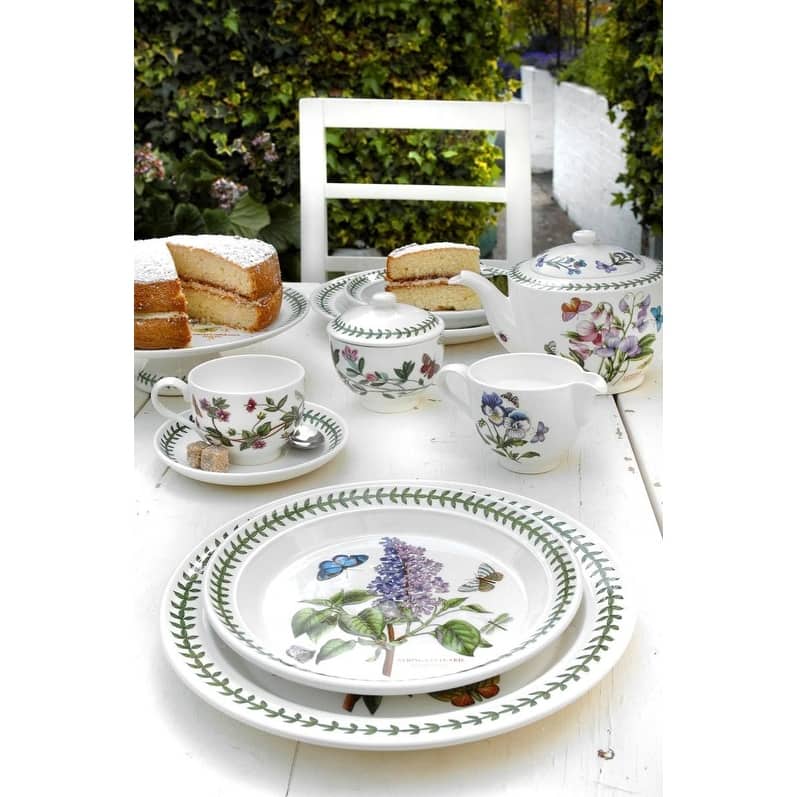 Portmeirion Botanic Garden Devilled Egg Plate Sweet Pea - 12 inch