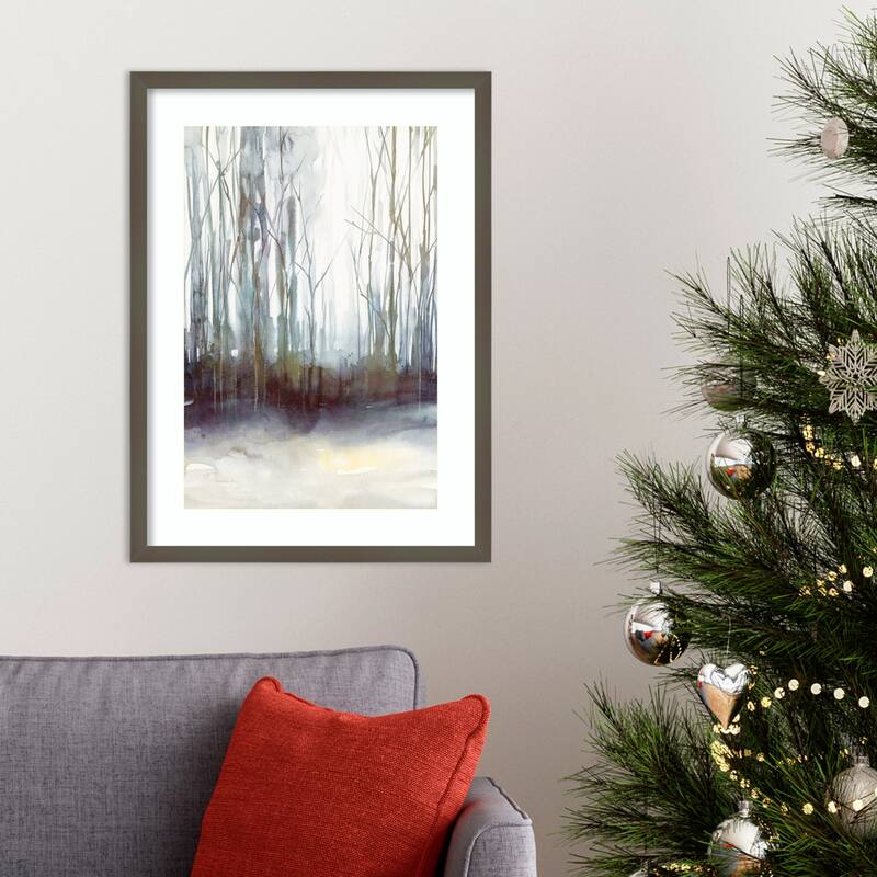 Winter Storm by Isabelle Z Wood Framed Wall Art Print