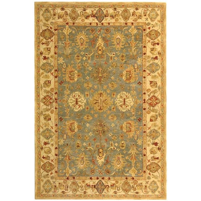 SAFAVIEH Handmade Anatolia Bibbi Traditional Oriental Hand-spun Wool Rug