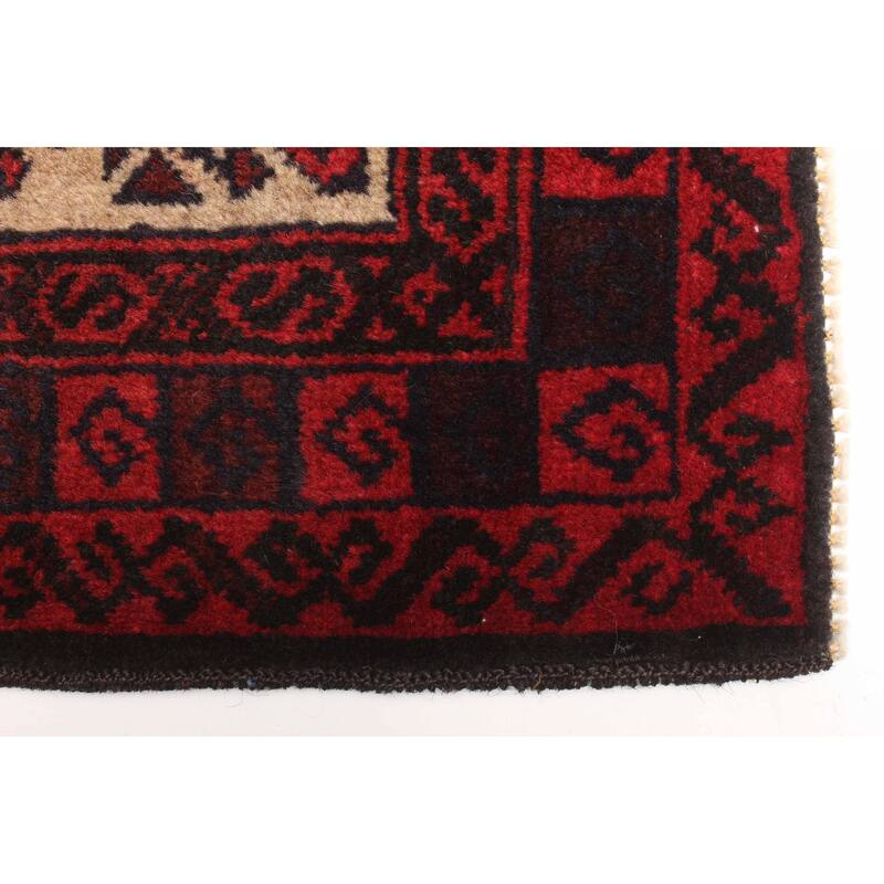 ECARPETGALLERY Hand-knotted Teimani Beige Wool Rug - 2'9 x 4'11