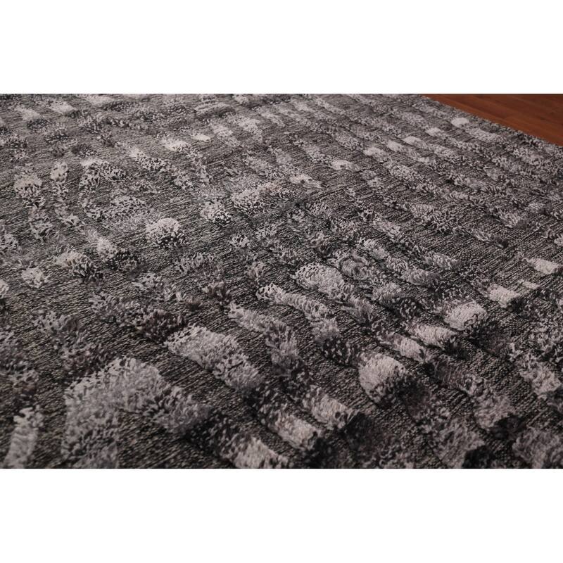 Abstract Moroccan Oriental Area Rug Handmade Wool Carpet - 5'1" x 8'0"