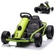 preview thumbnail 25 of 28, 24V Kids Go Kart with Powerful Motors, Large Battery Green