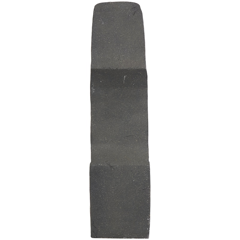 Resin Face Tall Distressed Totem Decorative Sculpture - Black - Roche River Decor