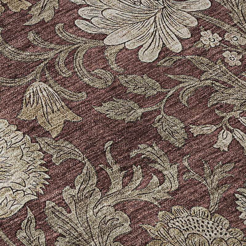 Premium Washable Super Soft Floral Mayfield Rug