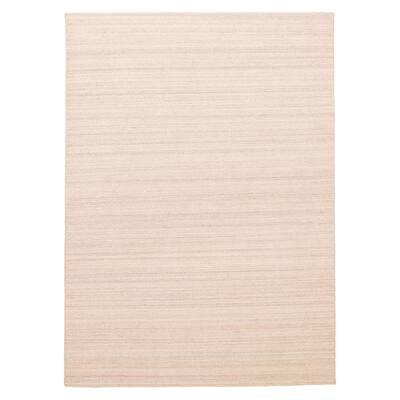 ECARPETGALLERY Hand Loomed Kashkuli Gabbeh Ivory Wool Rug - 5'7 x 7'9