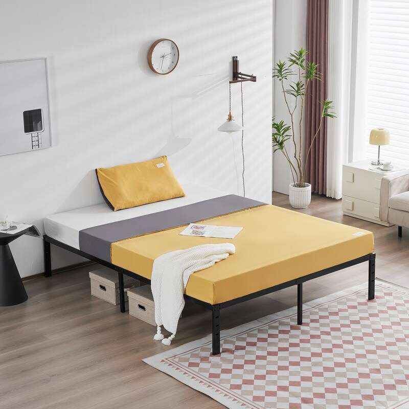 Cal king best sale metal bed frame