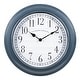 preview thumbnail 2 of 4, La Crosse Clock 16-inch Everly Gray Quartz Analog Wall Clock