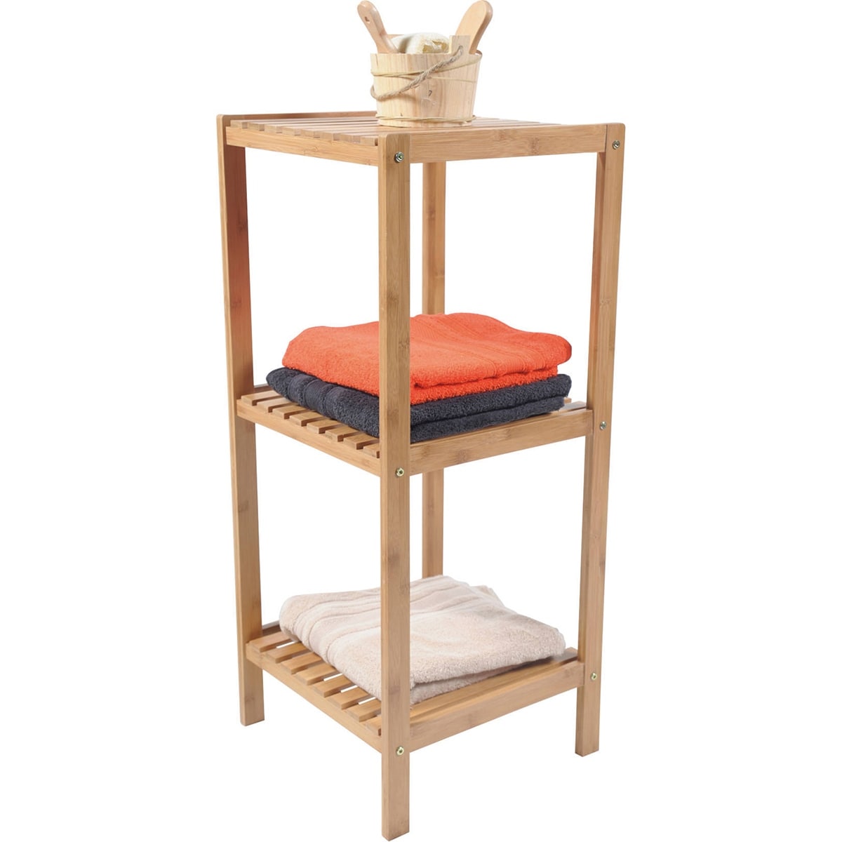 Towel best sale shelving unit