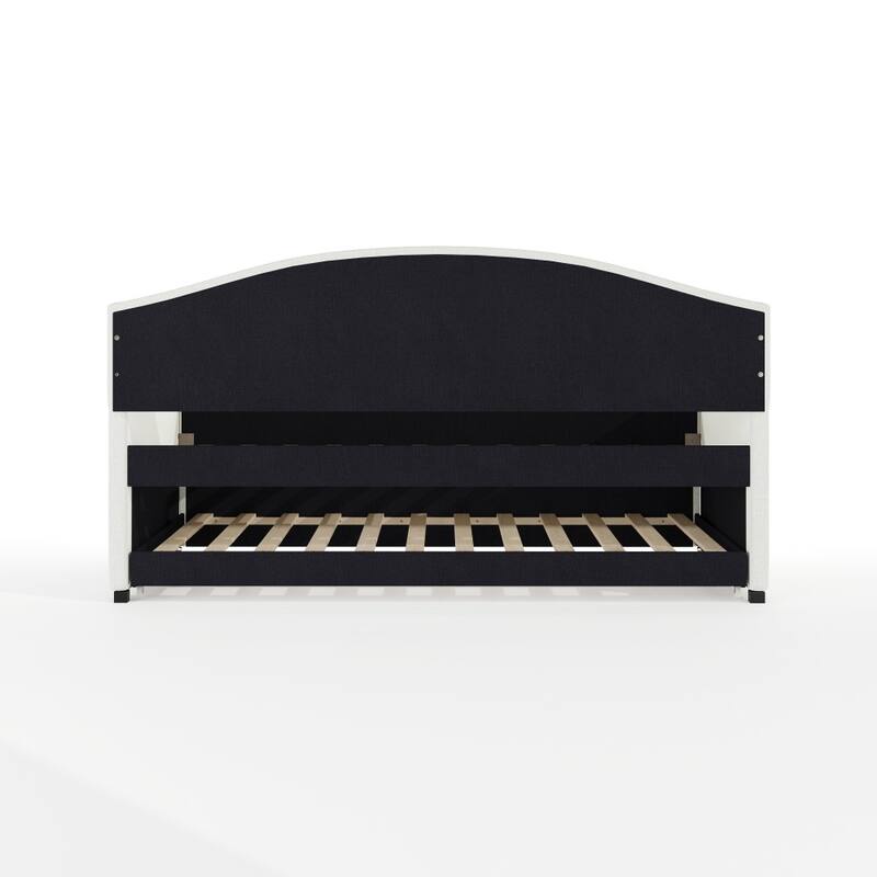 Martha Stewart Daybed with Rear Siderail and Pull-Out Trundle