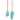 KitchenAid 2-pc Bamboo Spatula Set, Aqua - 2 piece