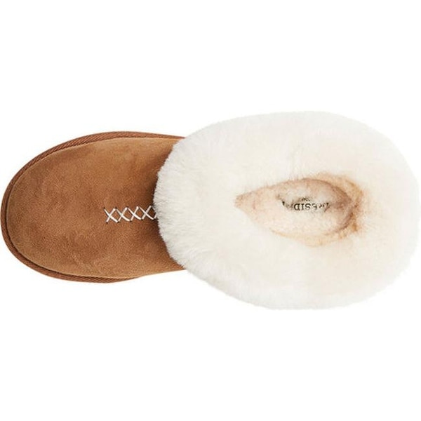 shearling clog slippers