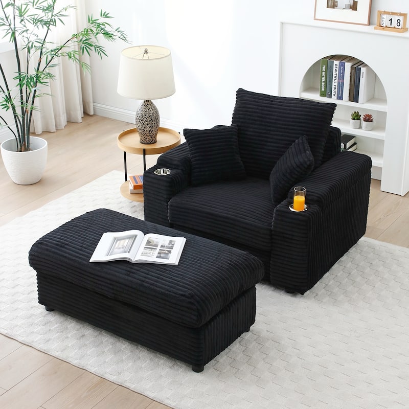 Modern Comfy Armchair Reading Chairs for Bedroom Living Room