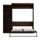 preview thumbnail 37 of 54, Pur Queen Murphy Bed with Storage Unit (90W) by Bestar
