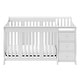 preview thumbnail 28 of 56, Storkcraft Portofino 4-in-1 Convertible Crib and Changer - Convenient Storage Solution, 3 Spacious Drawers and 3 Open Shelves