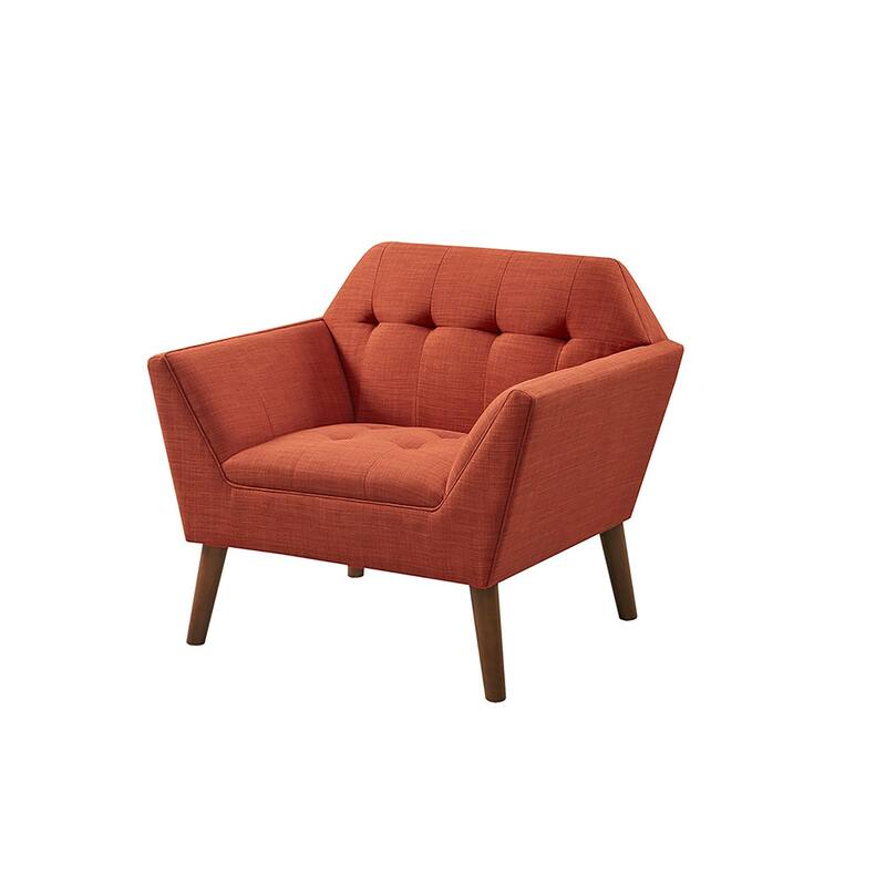 INK IVY Newport Wide Mid-Century Modern Lounge Chair