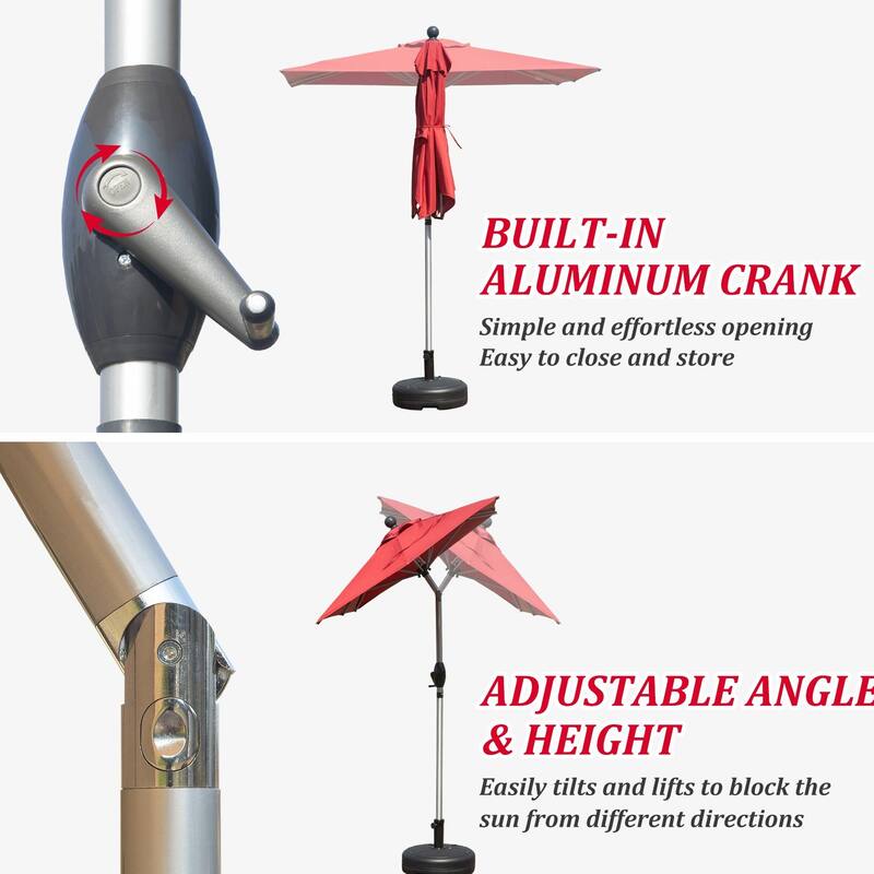 Aluminum Frame Patio Umbrella - Easy Tilt