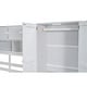 preview thumbnail 15 of 13, Functional Design Wood Loft Bed with Under-bed Desk, Drawers and Shelves, Full Size, White