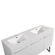 preview thumbnail 3 of 45, Swiss Madison Annecy 60" Double, Two Doors, One Drawer, Bathroom Vanity