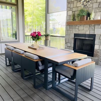 Cambusa Outdoor Dining Set for 8 Person