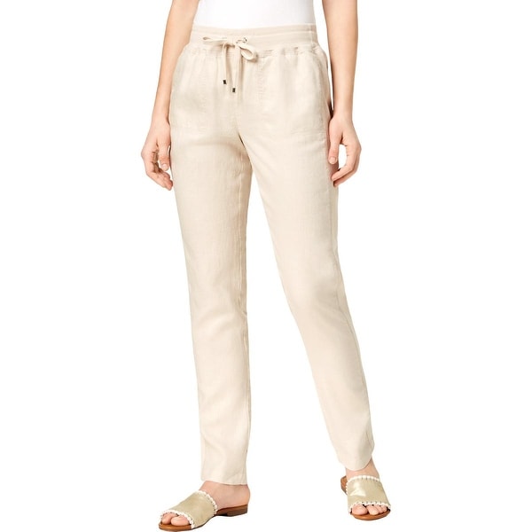 tommy hilfiger linen pants