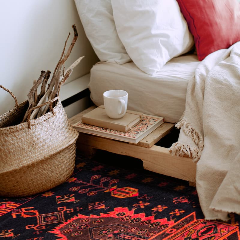 Teimani Navy Rug 3'2" x 5'0" - 3'2 x 5'0