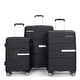 preview thumbnail 20 of 32, Luggage 3 Piece Set(20"/24"/28"), Hardshell Suitcase With Double Mute Spinner Wheels, Durable Lightweight Suitcase With TSA Lock Black