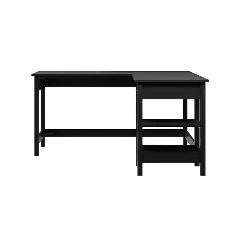 Broadview 60W L Shaped Computer Desk with Storage by Bush Furniture