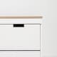 preview thumbnail 10 of 10, Vaibryn White/Warm Brown 60" TV Stand - 60 in