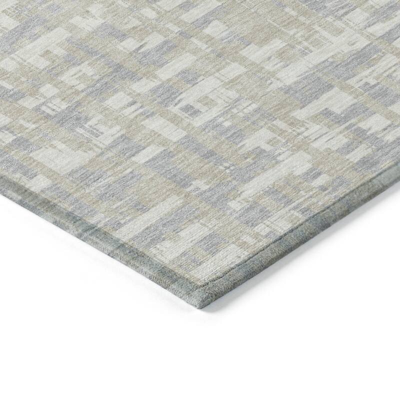 HomeRoots Abstract Transitional Rectangle Outdoor Rug