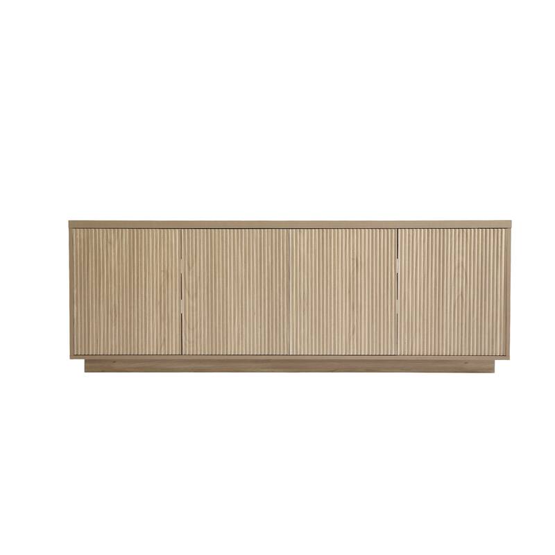 Mid-Century Modern 4-Door Storage Sideboard Cabinet