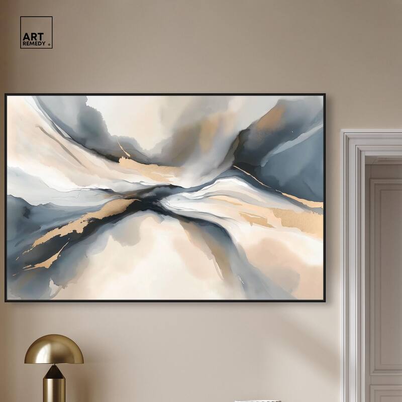 Dynamic Swirls I Canvas by Art Remedy