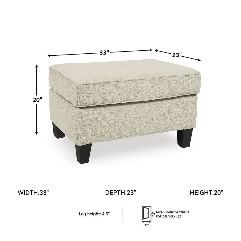 Signature Design by Ashley Abinger Oversized Accent Ottoman