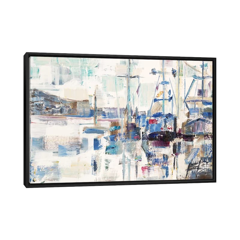 iCanvas "Across A Line" by Brooke Borcherding Framed - Black - 26x40