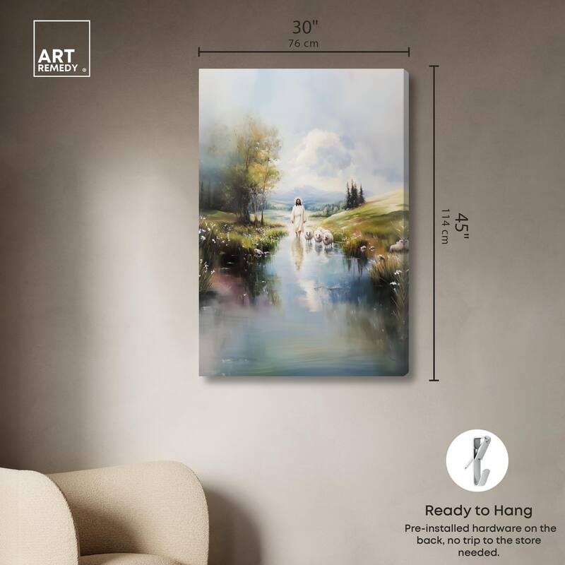 Caretaker's Calm Crossing II Canvas by Art Remedy, Gallery Wrapped