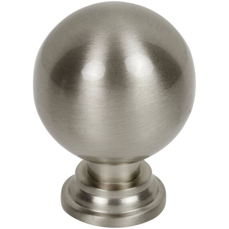 Jeffrey Alexander 387 Davis 1-3/8" Round Cabinet Knob - Satin Nickel