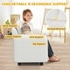 preview thumbnail 27 of 28, Gymax 2-Seat Kids Sofa Toddler Sofa Couch w/ Soft Teddy Fleece
