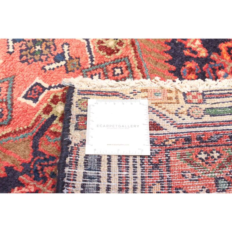 ECARPETGALLERY Hand-knotted Konya Anatolian Dark Navy Wool Rug - 2'5 x 9'7