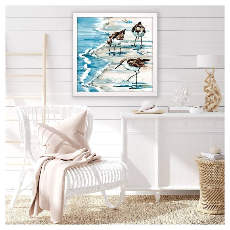 Rockhampton Sandpiper Framed Art Under Glass Bed Bath & Beyond 40221211