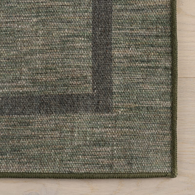 Nate Berkus Hanover Modern Bordered Washable Area Rug
