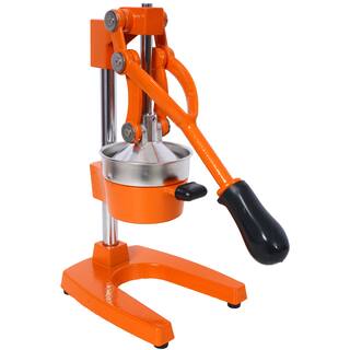 Citrus Juicer, Extra-Large Cast Iron Grade Manual Hand Press, Heavy Duty Countertop Squeezer for Fresh Orange Juice