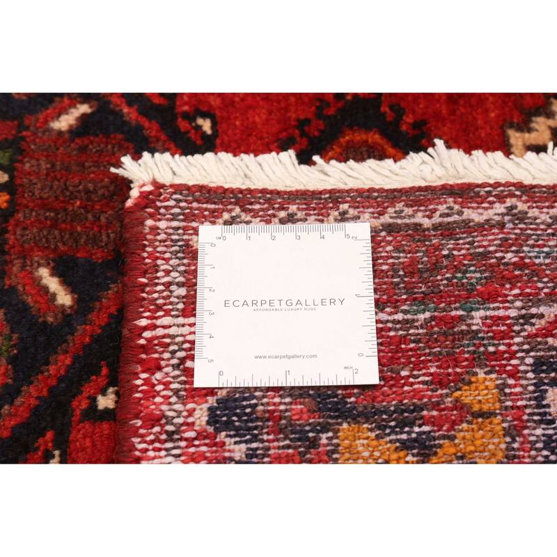 ECARPETGALLERY Hand-knotted Anadol Red Wool Rug - 3'7 x 9'9